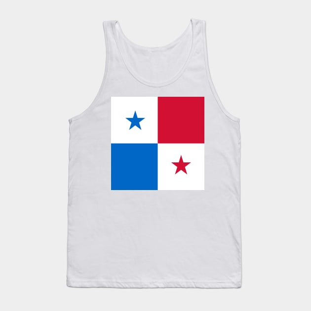 Panama flag Tank Top by flag for all